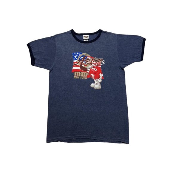 M&M New York Ringer T-Shirt - Picture 1 of 5